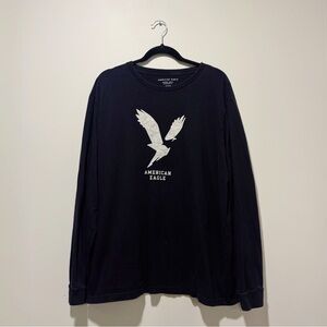 American Eagle Outfitters Black Long Sleeve Tee